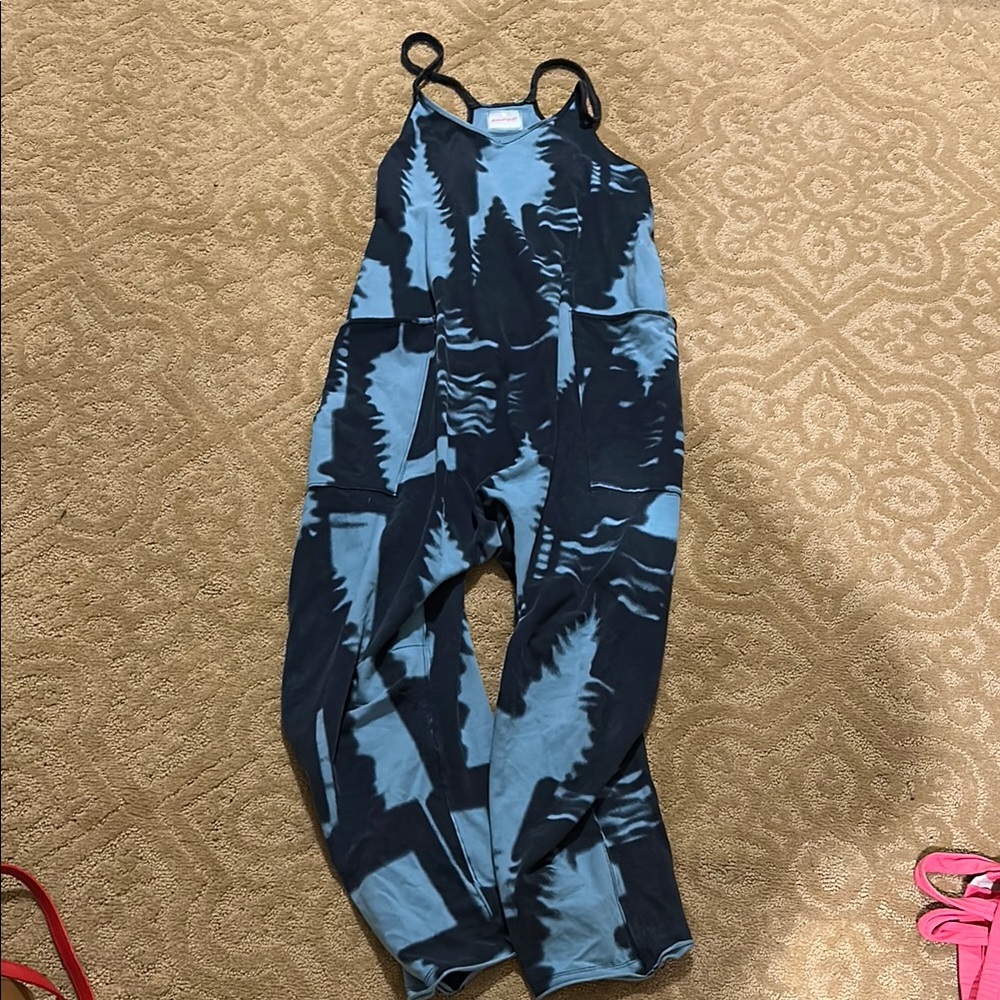FP Movement by Free People Blue tie dye Jumpsuit